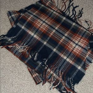 Blue, Red, Tan Lightweight Scarf